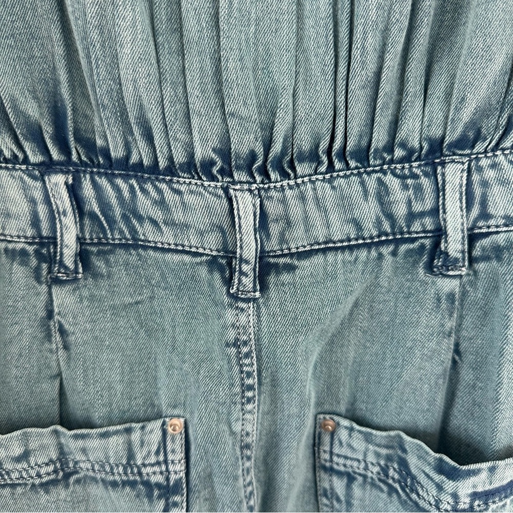 Free People Mad Love Midi Size Small Long Sleeve Denim Dress - Picture 13 of 13